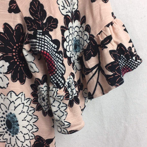 Loft Light Pink Floral Top - Picture 7 of 8